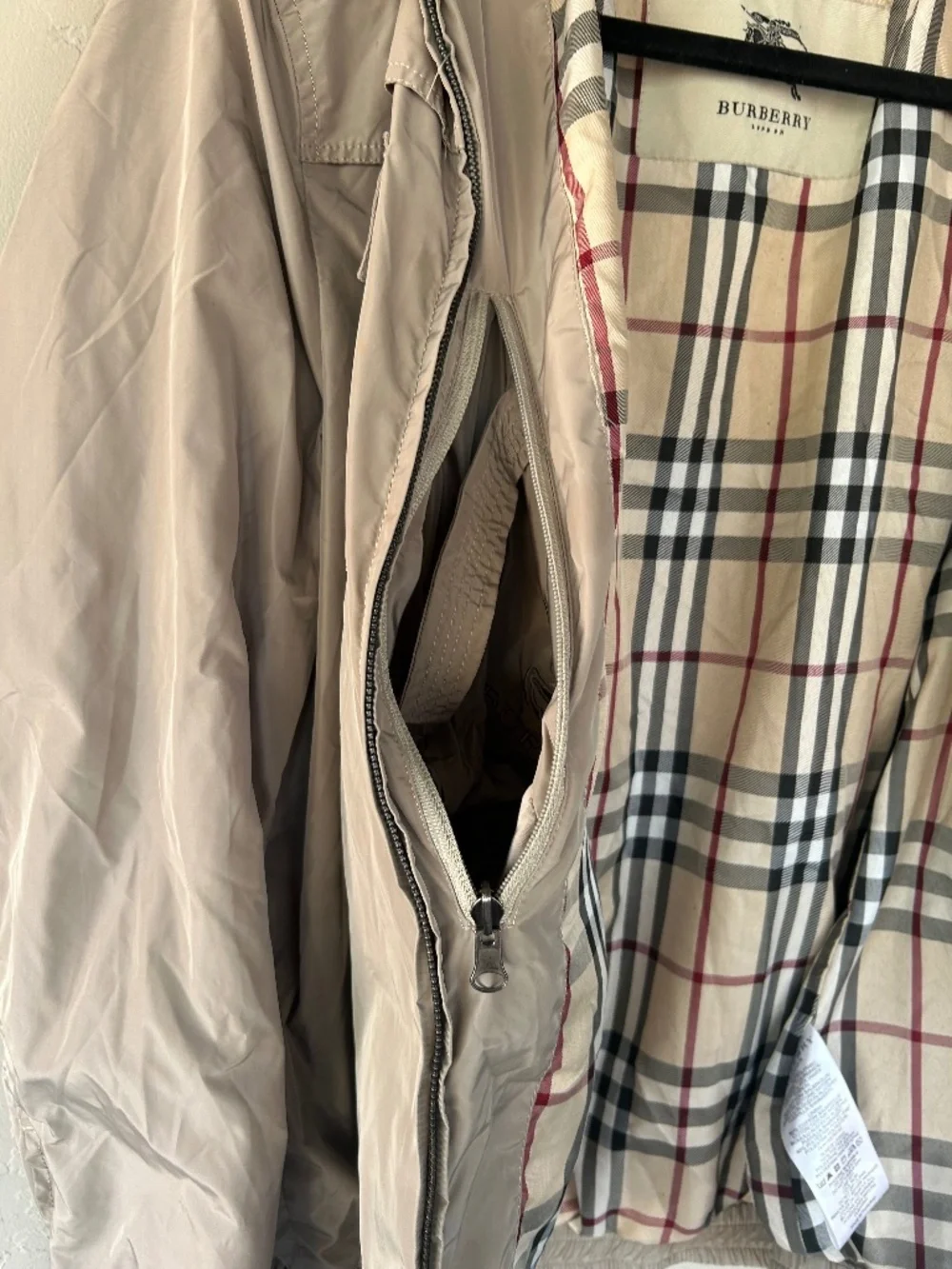 Burberry windbreaker jacket